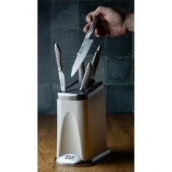 Global G-EARTH7B Earth-Tsuchi 7 Piece Knife Block Set -Global Shop global g earth7b earth tsuchi 7 piece knife block set p2280 13099 image