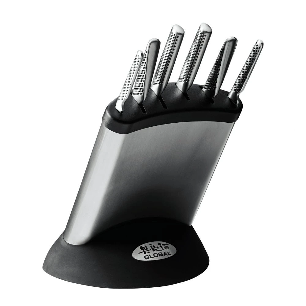 Global Knife Sets G-636/7B Seven Piece Knife Block 3 Global Knife Sets G-636/7B Seven Piece Knife Block