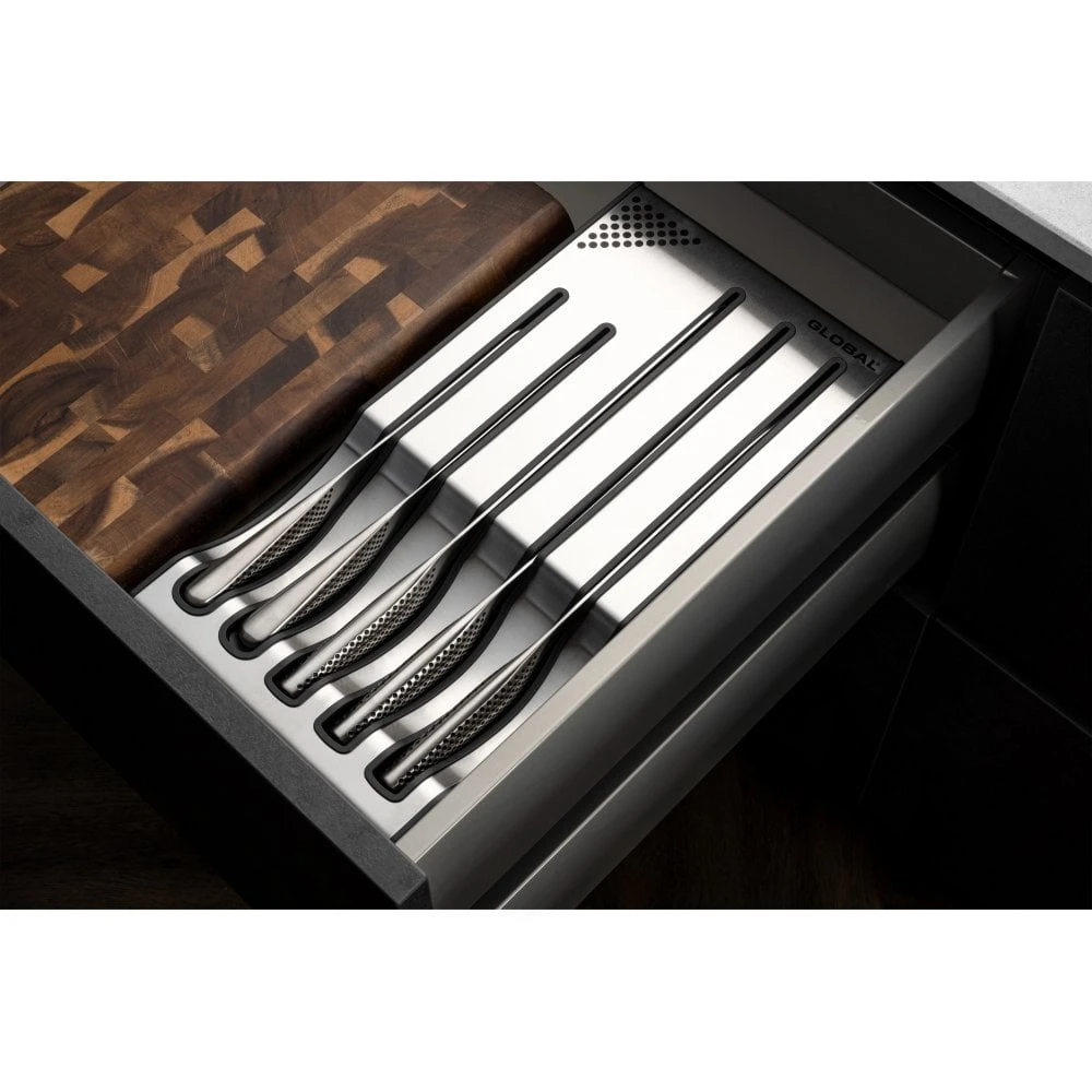 Global Knife Sets G-88/239511 Global 5 Piece Kitchen Knife Set With Storage Dock 7 Global Knife Sets G-88/239511 Global 5 Piece Kitchen Knife Set With Storage Dock - Image 5