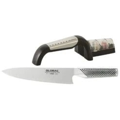 Global Knife Sets Global 2 Piece Set Of G-2 And GS-440/SS Sharpener