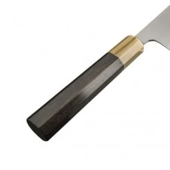 Hatsukokoro Hatsukokoro Hyomon White2 Damascus Gyuto240 With Ebony / White Handle -Global Shop hatsukokoro hyomon white2 damascus gyuto240 with ebony white handle p1834 10197 image