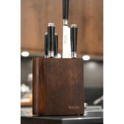 Katana Saya Pakkawood Katana Saya Pakkawood 6 Piece Knife Block Set -Global Shop katana saya pakkawood 6 piece knife block set p1417 11675 image