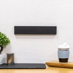 Rockingham Forge 30cm Magnetic Rubber Wood Knife Rack With Wall Fixings, Cherry Black -Global Shop rockingham forge 30cm magnetic rubber wood knife rack with wall fixings cherry black p994 4455 image