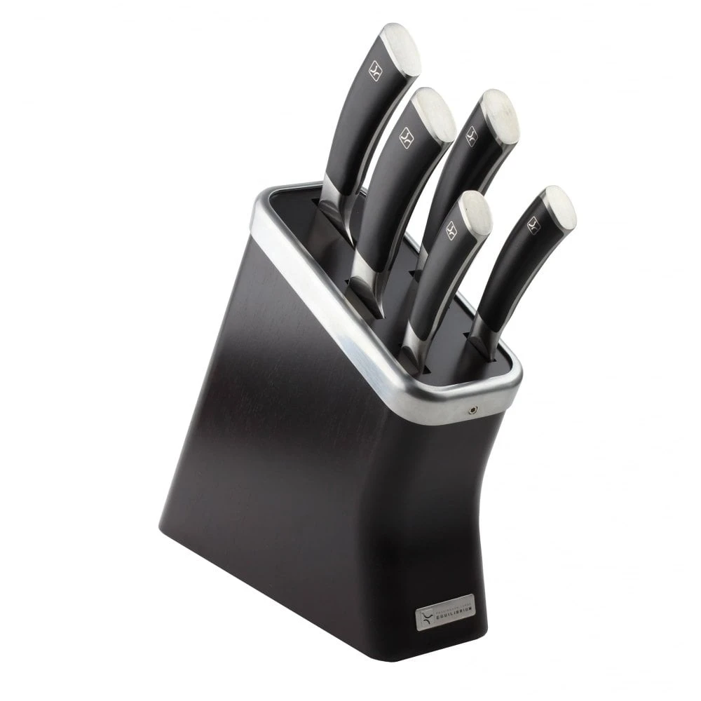 Rockingham Forge Equilibrium RF-6150B 6 Pce Knife Block Set 3 Rockingham Forge Equilibrium RF-6150B 6 Pce Knife Block Set