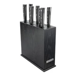 Tamahagane Knife Block In Black -Global Shop tamahagane knife block in black p1090 4486 image