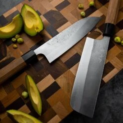 Yoshimi Kato 16.5cm Santoku Knife Aogami Super -Global Shop yoshimi kato 16 5cm santoku knife aogami super p1377 8567 image