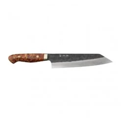 Yoshimi Kato Yoshimi Kato AS Kurouchi Damascus Bunka With Maple Wood Handle